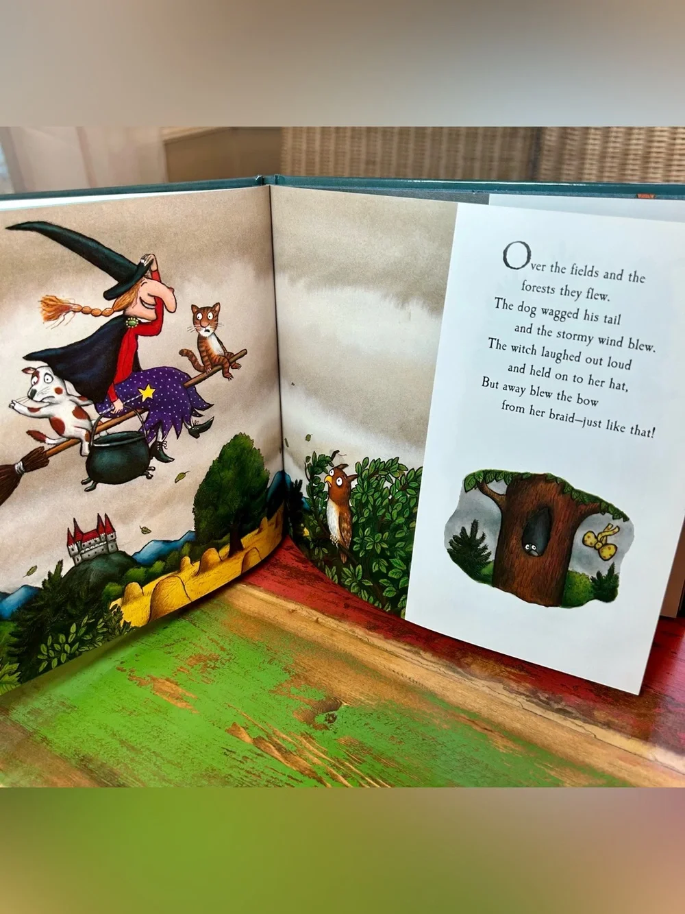 Room on the Broom Board Book Spooky Season Kids Julia Donaldson (2019 Ed)